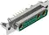 D-Sub M 13W3 STR FE 20A UNC NM30 BL