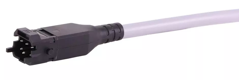 Han 1A OM 5+PE +latch m/ - PVC 1m