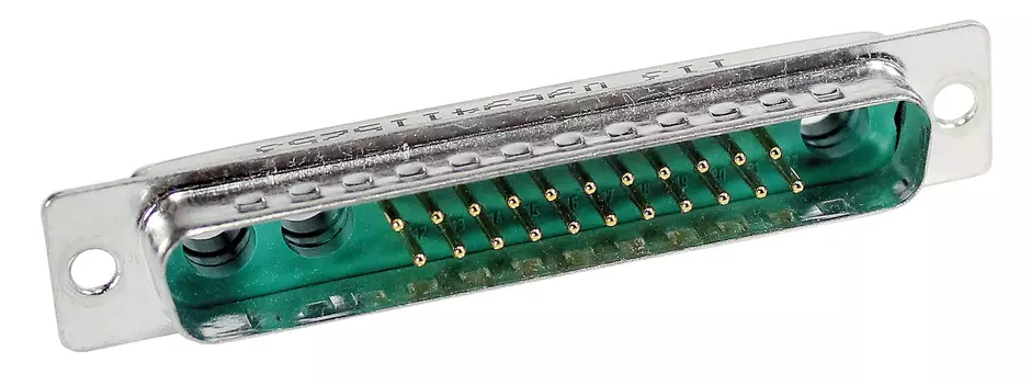 D-SUB M 25W3 STR MA SCUP TH PL3