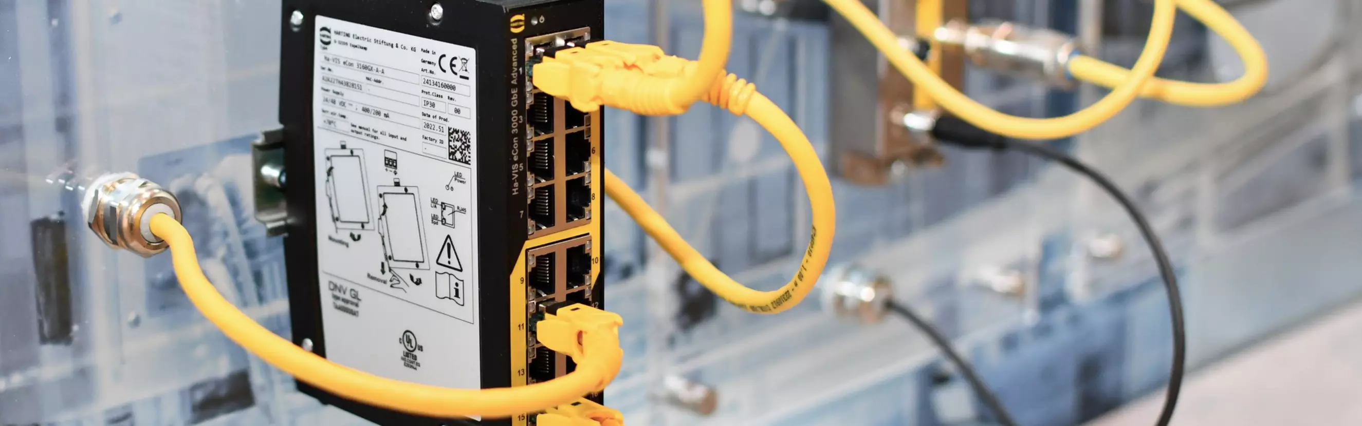 Industrial Ethernet cable assemblies