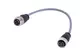 7/8 Cable Assembly 4-pole st/st f/m 0,3m