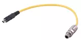 T1 IP20 -M12 T1 SPE 1x2xAWG22/7 PUR 0,2m