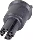 M12 CAT5 receptacle straight