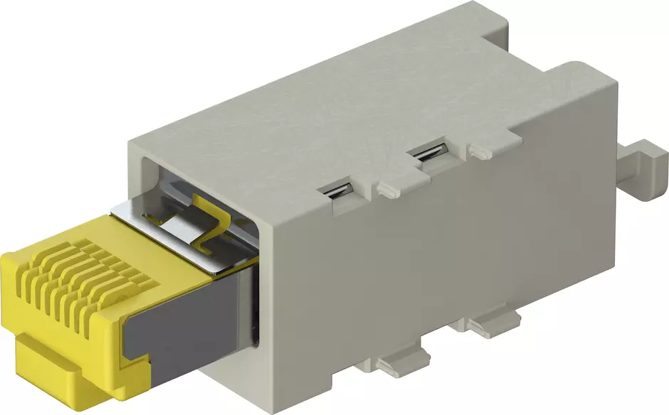 Han Domino RJ45 cube, IDC cat6 M.2