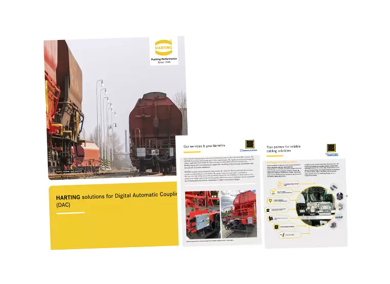 Flyer: HARTING Solutions for Digital Automatic Coupling (DAC)