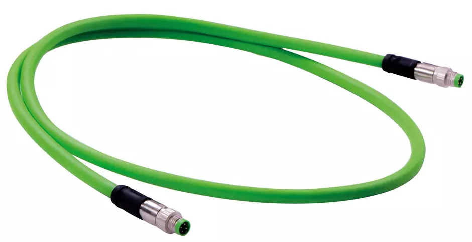 M8 Cable Assembly D-cod st/st m/m 0,5m