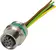PANEL CABLE M12 COD.A FEMEA/ABERTO 0,5m