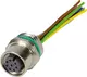 PANEL CABLE M12 COD.A FEMEA/ABERTO 0,5m