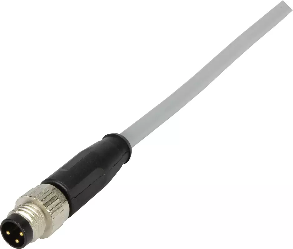 M8 Cable Assembly 3-poles st/- m/- 1,0m