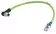 RJ45 - M12 d-code ang AWG22/7 PUR 1.0m