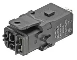 Han 1A-3+PE-c-f shielded, latch