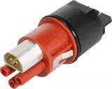PCB-adapter w 2P female + PE + 2D male