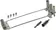 DIN-Power retaining frame