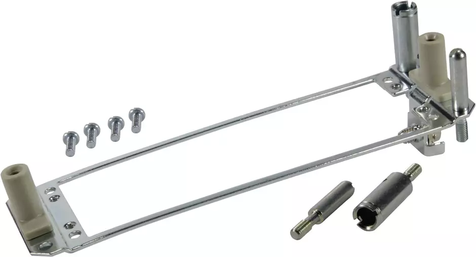 DIN-Power retaining frame