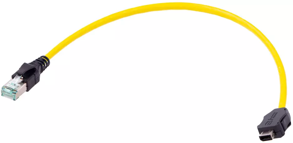 ix Ind. -DB RJ45 Cat.6A FRNC yellow 0,5m