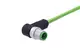 M12 Cable Assembly D-cod an/- m/- 0,4m