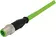 M12 Cable Assembly D-cod st/- m/- 2,0m