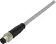 M8 Cable Assembly 4-poles st/- m/- 1,0m