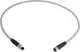 M8 Cable Assembly 4-poles st/st f/m 0,5m