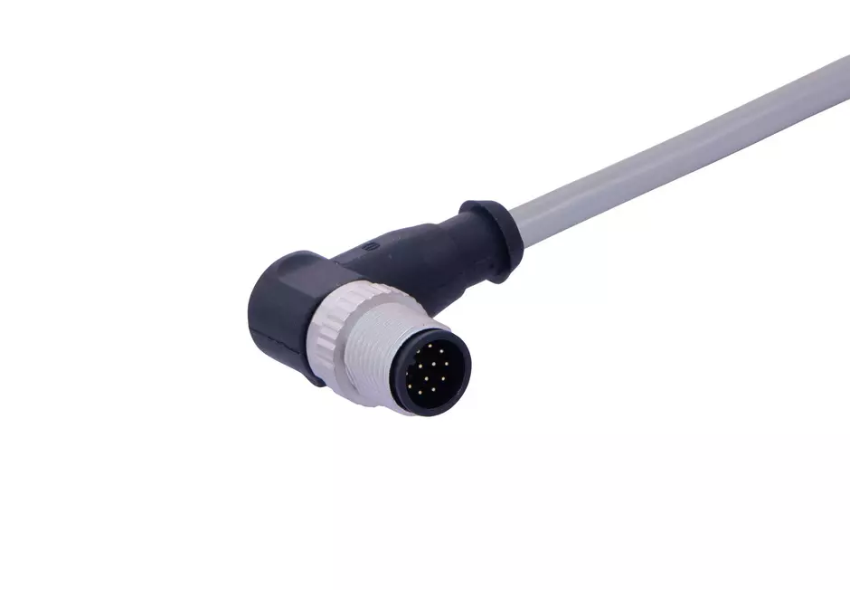 M12 A-cod 12-pol st/- m/- PVC 0.3m