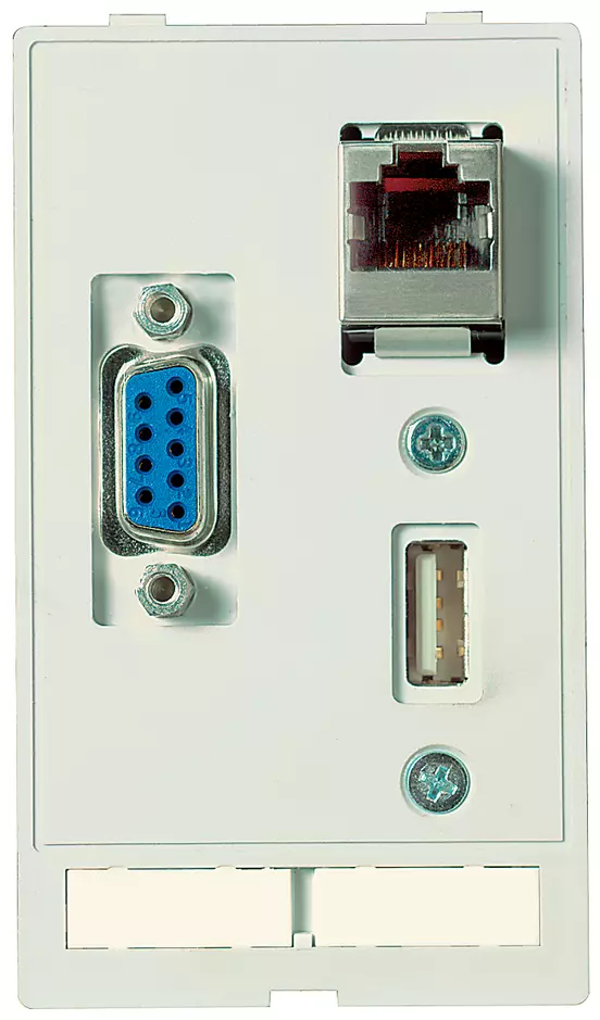 Data module (USB,RJ45,SUB-D9,f-m)