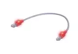 aCon LED Patch Cable CAT.6 grey 0.5m