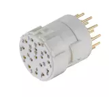 M23 17 Female -soldered contact