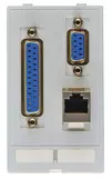 Data module (RJ45;SUB-D9;SUB-D25,f-m)