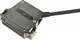 D Sub side entry metal hood50 pole_cable