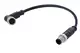 M12 A-cod 4-pol st /an m /f PUR 1.00m