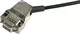 D Sub side entry metal hood 9 pole_cable