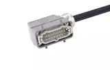 Han 16 B-E CA 2-lever m/- ang/- PVC, 1m