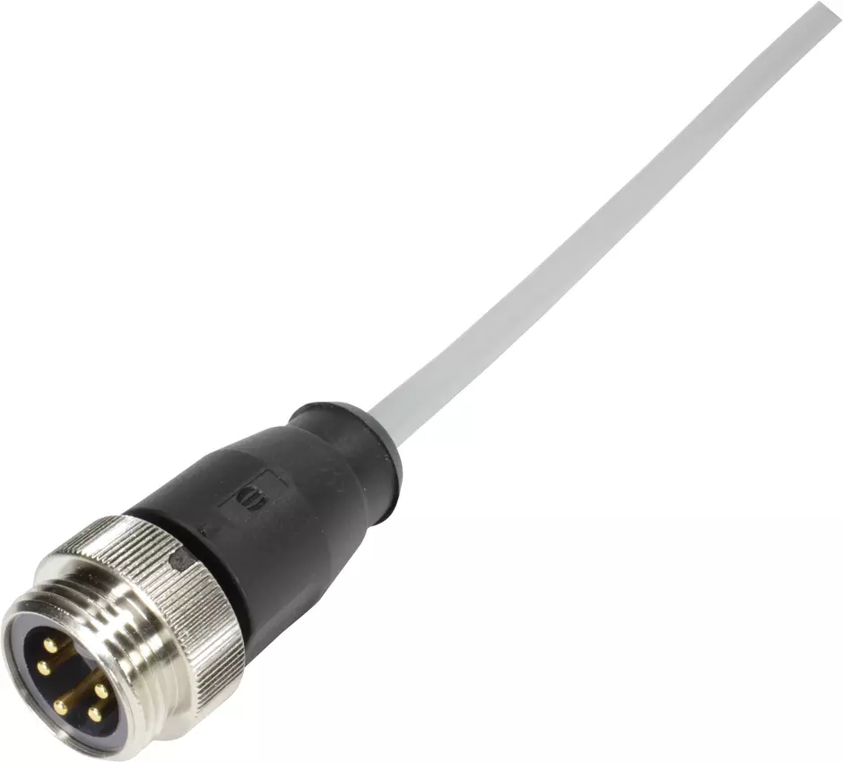 7/8 Cable Assembly 4-pole st/st f/m 0,3m