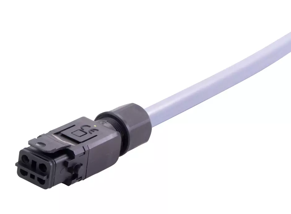 Han1A CA 3+PE -latch f/- PVC 1m