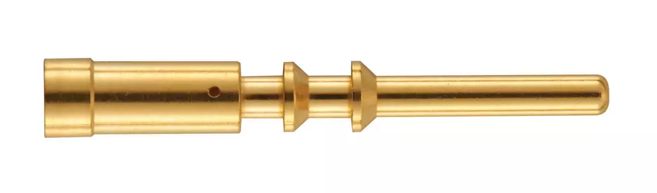 M23 P male-c 2mm (0,75–2,5mm²) Au