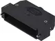 D-Sub 37P plast hood 1str-ent slo 4-40 s
