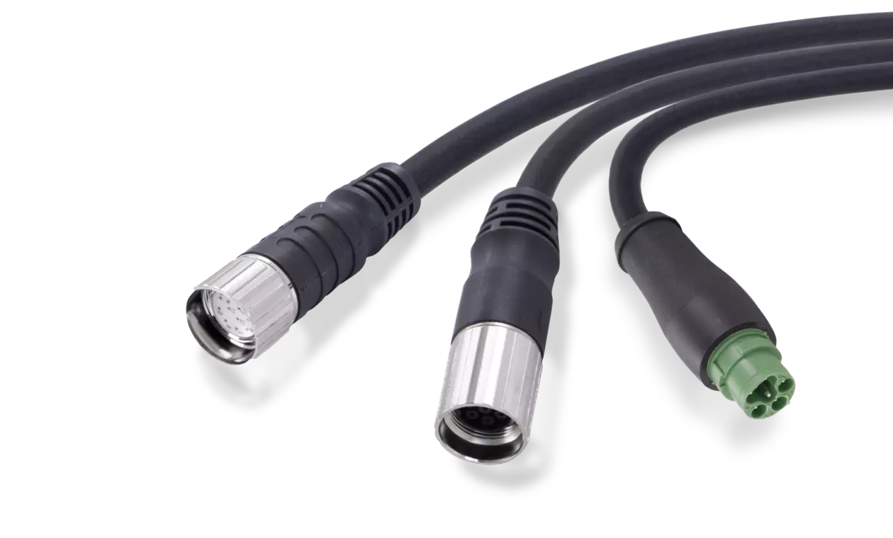 Size15 / M17 / M23 cable assemblies - data, signals, power