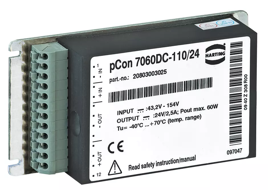 DC/DC Convert.HARTING pCon 7060DC-110/24
