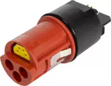 PCB-adapter w 2P male + PE + 4D female