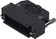 D-Sub 25P plast hood 1str-ent kn 4-40 l