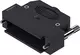 D-Sub 25P plast hood 1str-ent kn 4-40 l