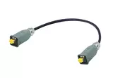 Han3A met.gr.RJ45 Cat.5e outd.black 1.5m