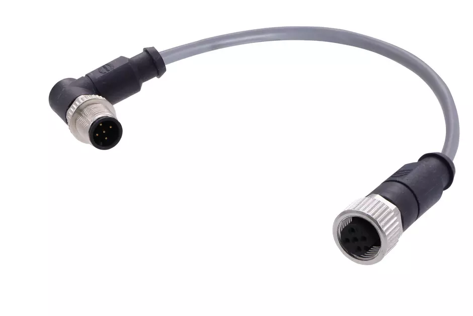 M12 A-cod 5-pol st /an f /m PVC 0.50m