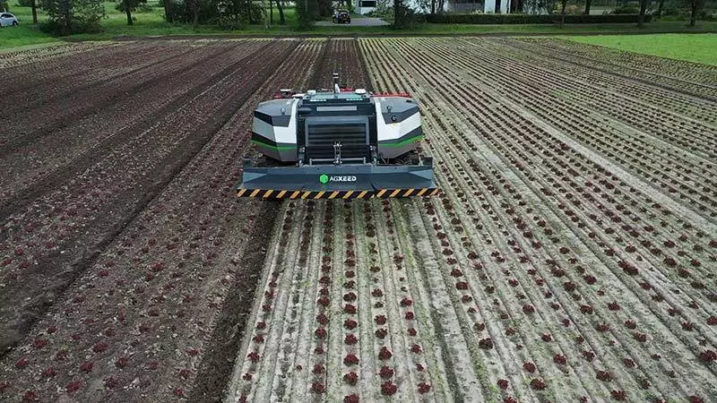 Precision farming thanks to electrification, e. g. with autonomous farming solutions from AgXeed