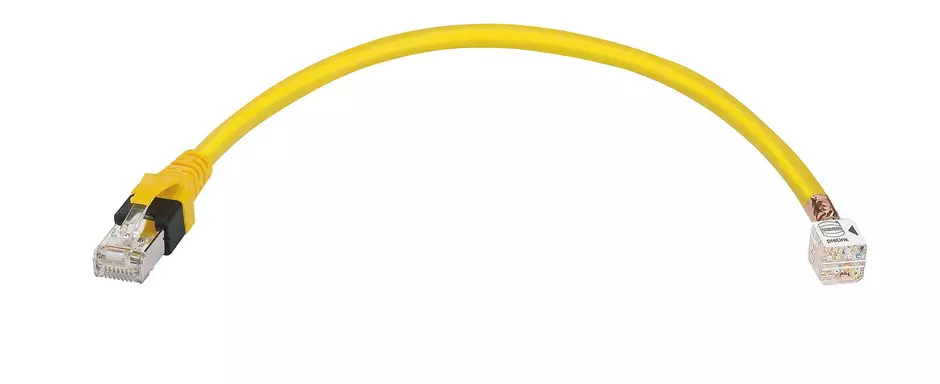DB RJ45 - preLink 4x2xAWG26/7 Cat6A 0.2m