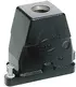 Han 6HPR Hood Top Entry M25 Screw lock