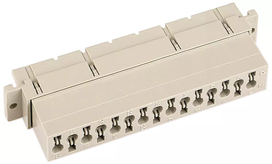 GDS A-H FEMALE CAGE CLAMP SILV
