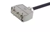 Han 24 B-E CA 2-lever f/- st/- PVC, 1m
