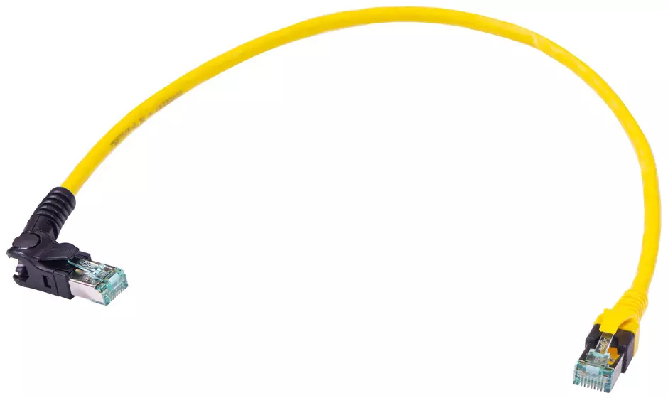 VB RJ45 LaR -DB RJ45 FRNC yellow 0.5m
