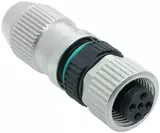 Circular Connector with Harax F 1 2/ 4-p